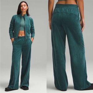 lululemon athletica Teal Wide Leg Pants
